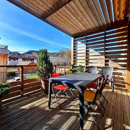 Bel Au Centre Avec Terrasse Et Parking - Fr-1-589-674 * Gerardmer